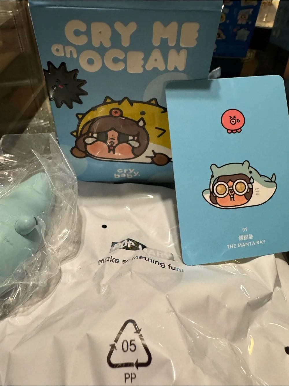 PopMart Crybaby Cry Me An Ocean Figure